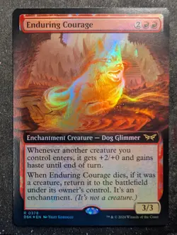 Enduring Courage - Foil Extended - Duskmourn House of Horror (MTG) - Image 1