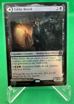 Eddie Brock / Venom Lethal Protector - Double Sided Foil 055 - MTG - Image 1