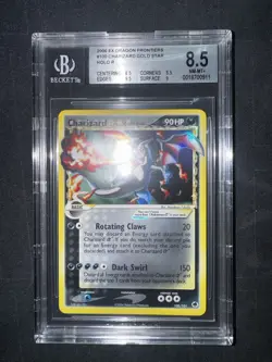 Pokemon Charizard Gold Star 100/101 Ex Dragon Frontiers Holo ENG BGS 8.5 STRONG - Image 1