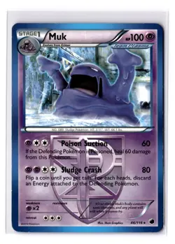Muk (Team Plasma) - 46/116 Plasma Freeze Regular Rare - LP - POKEMON TCG - Image 1