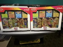 Pokemon TCG Lot of (2) Scarlet And Violet 151 Mini Tins 5 Pack Costco Bundle - Image 1
