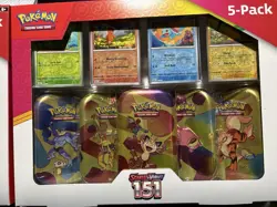 Pokemon TCG Lot of (2) Scarlet And Violet 151 Mini Tins 5 Pack Costco Bundle - Image 2