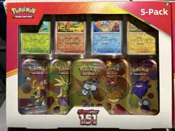 Pokemon TCG Lot of (2) Scarlet And Violet 151 Mini Tins 5 Pack Costco Bundle - Image 3
