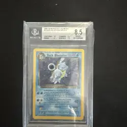 2000 Pokemon Rocket Dark Blastoise Holo #3 BGS 8.5 Like PSA 8 - Image 1