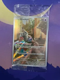 Mimikyu SVP 075 Sealed Black Star Promo Pokemon Paldean Fates ETB Holo - Image 1