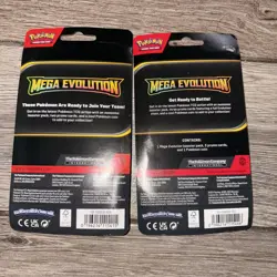 Pokemon TCG Mega Evolutions Blister Pack x2 Tyranitar & Meowscarada New & Sealed - Image 2