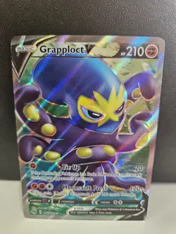 Pokemon TCG Grapploct V 072/073 Ultra Rare Holo Champion's Path - Image 1