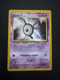 ZARBI COMMUNE - POKEMON 58/64 NEO REVELATION EDITION 2 FR - Image 1