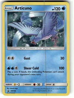 Articuno - SM144 - Pokemon Sun & Moon Promo Holo Rare Card NM - Image 1