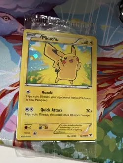 XY Base Set Pikachu Holo 42/146 - Pokemon Card Pikachu NM - Image 1