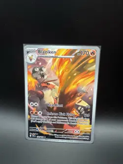 Blaziken 192/182 Destined Rivals Illustration Rare 2025 Pokemon TCG Card NM - Image 1