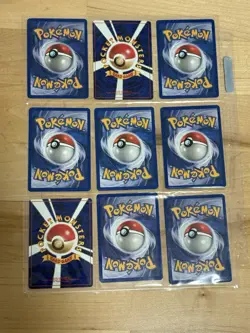 Vintage Pokemon Card Lot 9 Cards LP-HP - Image 2