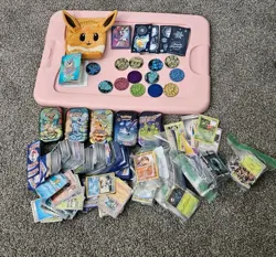 Pokemon Card Bulk Lot 6.5 Pounds Cards With Coins & Accessories Lot Auction Bid - Image 3
