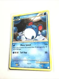 MARILL - 74/123 - HeartGold SoulSilver HGSS - Pokemon Card - LP - Image 1