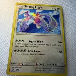 Pokemon TCG Shining Lugia Black Star Promo Card SM82 - Image 1