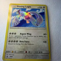 Pokemon TCG Shining Lugia Black Star Promo Card SM82 - Image 3