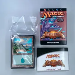 Magic The Gathering MTG - SCOURGE Theme Deck - PULVERIZE - SCG 2003 - Complete - Image 1