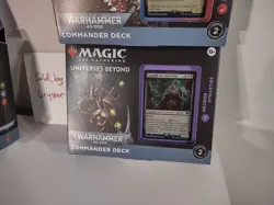 MTG Commander Decks Warhammer 40K UB Full Set of 4 Sealed/Unopened - Image 3