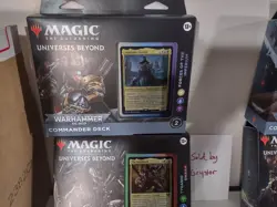 MTG Commander Decks Warhammer 40K UB Full Set of 4 Sealed/Unopened - Image 5