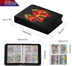 Charizard Pokemon Card Case Trading Card Binder Album Collection 400 Pocket - Image 5