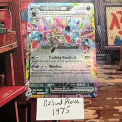 Pokemon TCG Hydreigon EX 119/191 Surging Sparks Double Rare Holo NM - Image 3