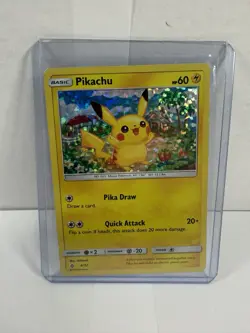 Pokemon Pikachu 4/12 McDonald's Promos 2018 Holo - Image 1