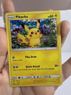 Pokemon Pikachu 4/12 McDonald's Promos 2018 Holo - Image 2