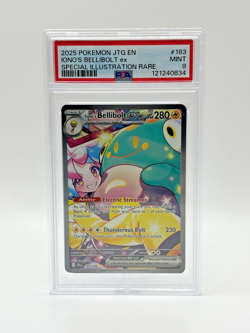 Pokemon TCG Ionos Bellibolt EX 183/159 SIR Journey Together PSA 9 MINT - Image 1