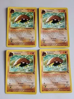 4 Kabuto 50/62 Fossil Regular NM Near Mint Pokemon - Image 1