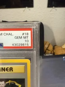 POKEMON 1ST EDITION GYM CHALLENGE GIOVANNI TRAINER HOLO PSA 10 - Image 3