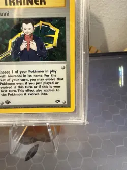 POKEMON 1ST EDITION GYM CHALLENGE GIOVANNI TRAINER HOLO PSA 10 - Image 4