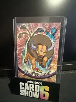 Topps Pokemon 128 Tauros Blue Label NM - Image 1