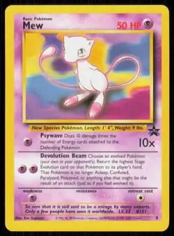 2000 Pokemon WOTC Mew Black Star Promo #8 - Image 1