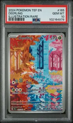 Pokemon SEQUENTIAL Deerling & Sawsbuck PSA 10 165 166 Temporal Forces - Image 1