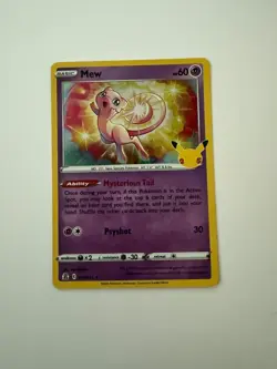 Pokemon Celebrations - Mew Holo Rare 011/025 - 25th Anniversary Set NM - Image 1