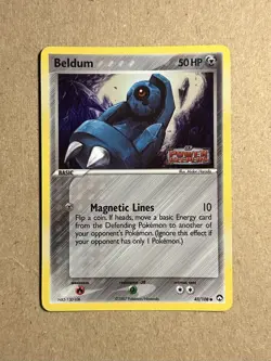 Pokemon TCG - Beldum (45/108) EX Power Keepers Stamped - Holo Rare - NM - Image 3