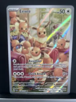 2024 Pokemon Eevee 188/167 Illustration Rare Holo Twilight Masquerade - Image 1