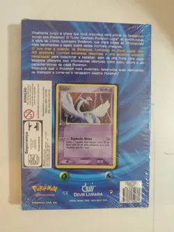 2006 POKEMON TCG LUGIA "EX Unseen Forces Half Theme Deck" Book Portuguese SEALED - Image 2