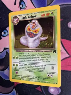 Pokemon - Dark Arbok 2/82 Holo [Team Rocket Set] *Lightly Played - LP* - Image 3