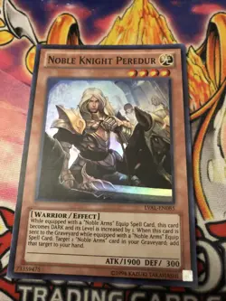1x (EX) Noble Knight Peredur - LVAL-EN085 - Super Rare - YuGiOh - Image 1