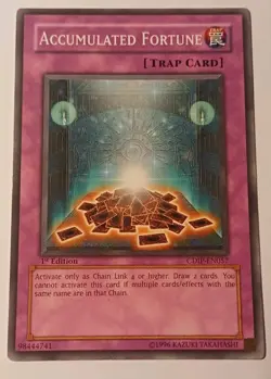 Yugioh - Accumulated Fortune CDIP-EN057 Common 1st Edition Very Light Play/NM - Image 1