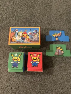 Japanese Mario Pikachu Box With Deck Boxes And Dividers (No Cards) - Image 1