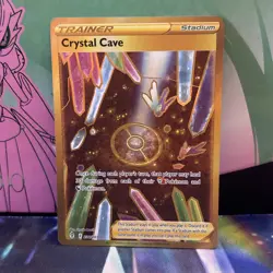Crystal Cave (Secret) 230/203 SWSH07: Evolving Skies Holo Near Mint Pokemon Card - Image 1