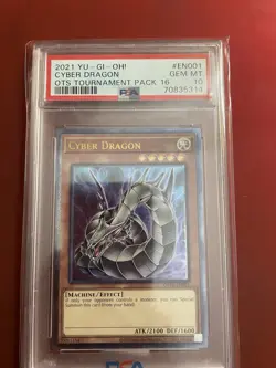 Yu-Gi-Oh Cyber Dragon Ultimate Rare Card OP16-EN001 PSA 10 - Image 2