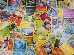 Pokemon BULK lot 100 Cards - ALL English Commons, Rares, Holos, NO ENERGY - Image 1