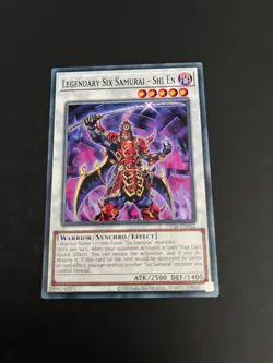 OP26-EN022 Legendary Six Samurai Shi En Common Unlimited Yugioh Card TCG - Image 1