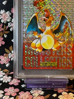 [PSA 7] Charizard Prism Carddass Vending Red Bandai 6 Holo Japanese Pokemon Card - Image 5
