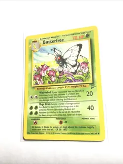 BUTTERFREE - 34/130 - Base Set 2 - Pokemon Card - LP - Image 1