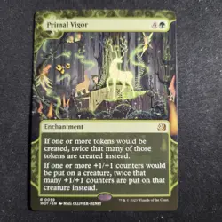 Primal Vigor Wilds of Eldraine: Enchanting Tales Regular Magic MTG Card NM - Image 1