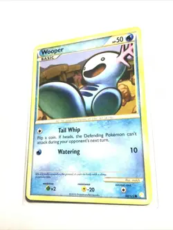 WOOPER - 88/123 - HeartGold SoulSilver HGSS - Pokemon Card - LP - Image 1